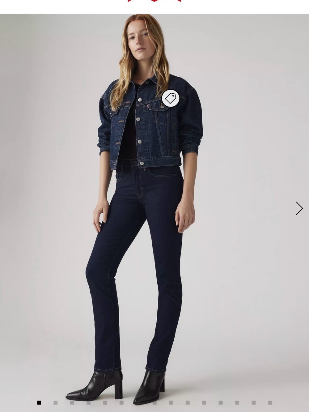 Levi's Dark Indigo Straight Leg Women's Jeans